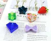 Straws Moulds Straw Topper Resin Mould, Straw Topper Attachment Silicone Casting Molds with Mouse, Crown, Heart, Star, Flower, Butterfly Shape by Resin Art NZ