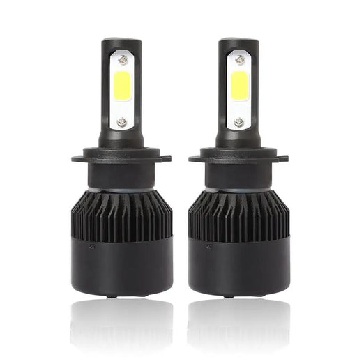 1 Pair H7 LED Car Headlight Bulbs 8000LM 35W Extremely Bright by salelink.co.nz