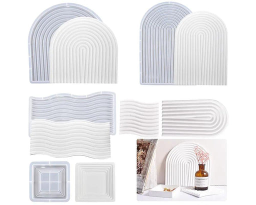 Serving Board Coaster Tray Resin Candle Moulds by Resin Art NZ