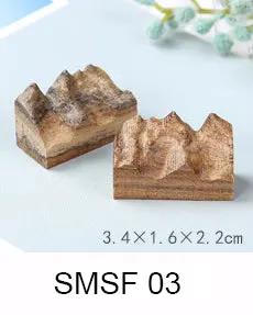 Fake Mountain Resin Epoxy Craft Wood Natural Snow Mountain Dried Flower Resin Decorative Craft DIY Ring Pendant Micro Landscape Making for Jewelry by Resin Art NZ