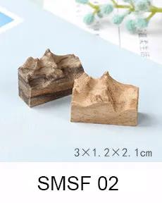 Fake Mountain Resin Epoxy Craft Wood Natural Snow Mountain Dried Flower Resin Decorative Craft DIY Ring Pendant Micro Landscape Making for Jewelry by Resin Art NZ