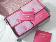 6Pcs Travel Storage Bag Set for Clothes Luggage Packing Cube Organizer Suitcase by dealonline.co.nz