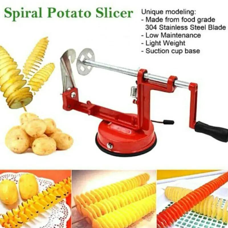 Twisted Spiral Potato Slicer Cutter by salelink.co.nz