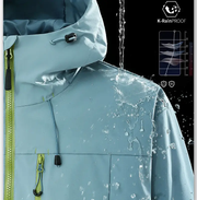 Unisex 3-in-1 Detachable Outdoor Jacket Waterproof Windproof Mountain Coat by dealonline.co.nz