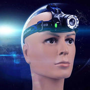 Super Bright Rechargeable Head Light LED Tactical Headlamp Zoomable--2xChar--2xBatt by China Dropship