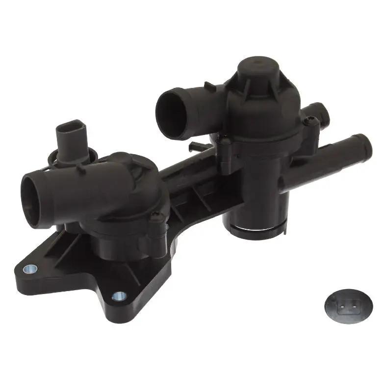 OSSCA VW VOLKSWAGEN AUDI 03C121111P 03C121026S THERMOSTAT HOUSING COOLANT REGULATOR 1.4 TSI 2006 - 2015 by JBH AUTO PARTS