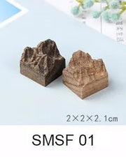 Fake Mountain Resin Epoxy Craft Wood Natural Snow Mountain Dried Flower Resin Decorative Craft DIY Ring Pendant Micro Landscape Making for Jewelry by Resin Art NZ