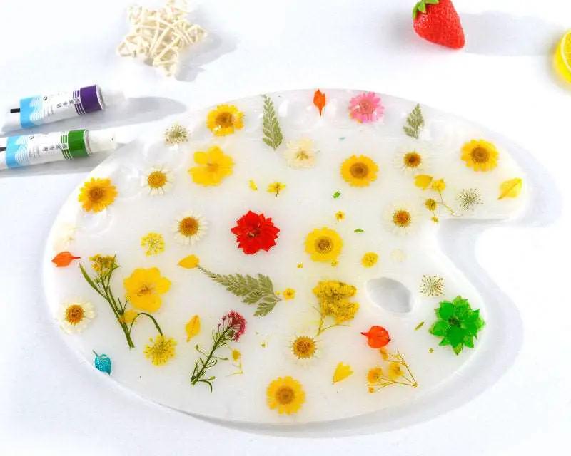 Color Palette Moulds Resin Tray Trinket Mould, Paint Color Palette Drawing Board Mould for Epoxy Casting, Jewelry Plate Dish by Resin Art NZ