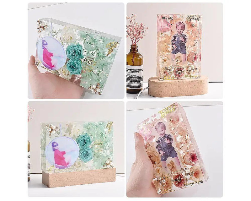 LED Photo Frame Moulds Picture Frame Floral Preservation, Specimens Making, Bookend Moulds Handmade Crafts Home Decoration by Resin Art NZ