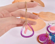 DIY Silicone Resin Moulds Earrings Pendant Epoxy Casting Moulds - 26 by Resin Art NZ
