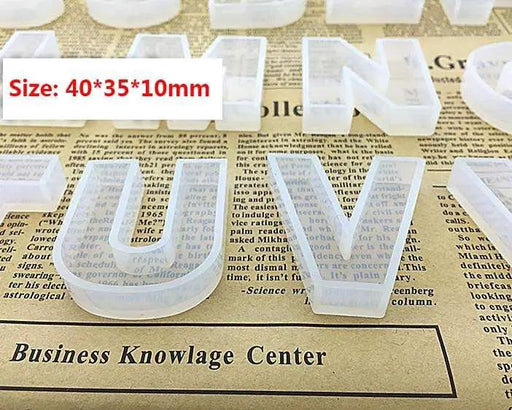 Alphabet Letter Moulds - Individual by Resin Art NZ