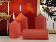 Candle Casting Mould with Resin, Cement, Candle - 06 by Resin Art NZ