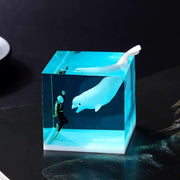 3D Miniature Scuba Diver Resin Filler-Craft Resin Filling Model-Silicone Mold Filler-Diver Micro Landscape Decor-Jewelry Making Supplies by Resin Art NZ