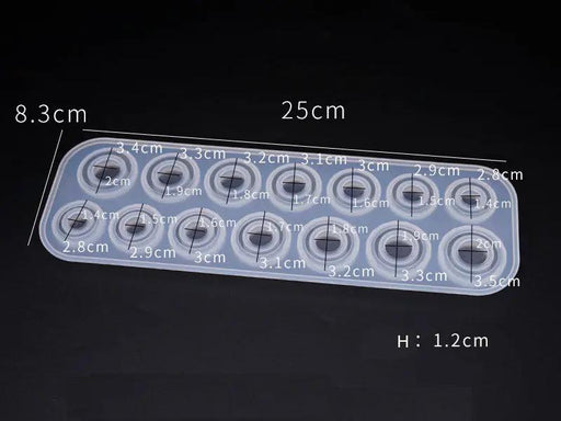 Ring Moulds - Whole set ( Arc / Diamond-Shape ) by Resin Art NZ