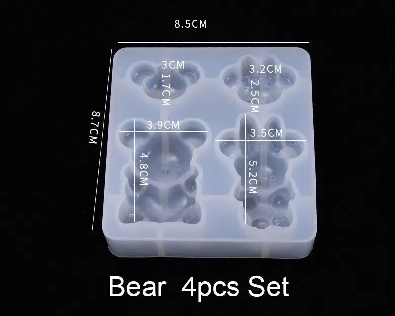 Mickey Mouse Bear Moulds by Resin Art NZ