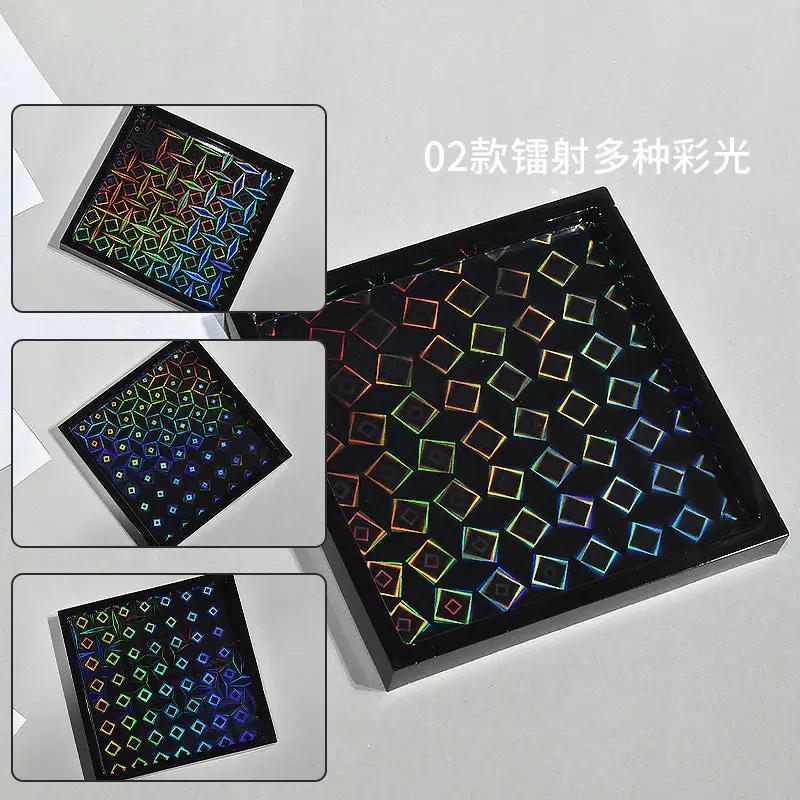 Holographics Coaster Moulds - Round/Square/Hexagonal by Resin Art NZ