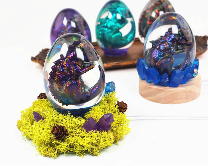 Dragon / Dinosaur and Egg Moulds by Resin Art NZ