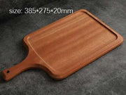 Creative Solid ebony chopping board, wooden kitchen cutting board, multi-functional bread board and serving tray. by Resin Art NZ