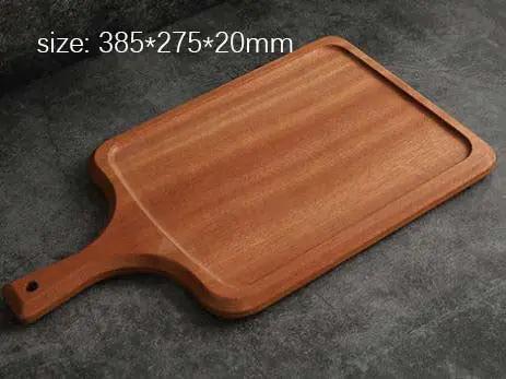 Creative Solid ebony chopping board, wooden kitchen cutting board, multi-functional bread board and serving tray. by Resin Art NZ
