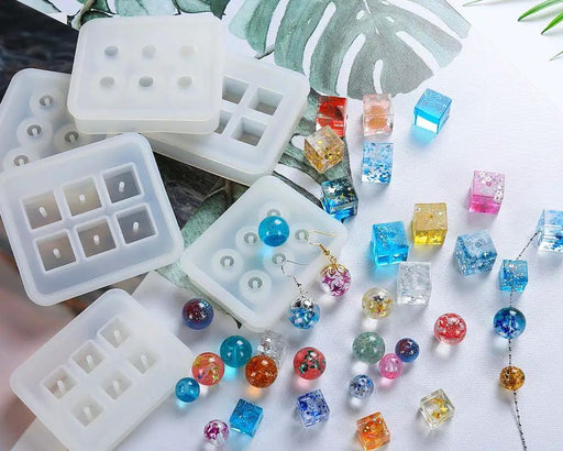 Spherical Bracelet Beads Moulds - #03 by Resin Art NZ