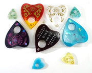 Oujia Board Moulds and Planchette Resin Moulds, Gothic Epoxy Resin Silicone Moulds for Ouija Board Game, Pendant, Resin Crafts by Resin Art NZ