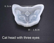 Cat Head Tag Moulds by Resin Art NZ