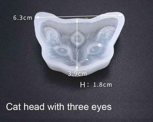 Cat Head Tag Moulds by Resin Art NZ