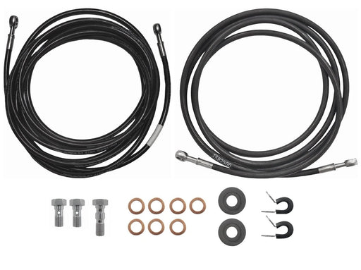S/S Teflon Hose Kit - Banjo to Banjo - 1x2.5m & 1x4.5m by Trojan