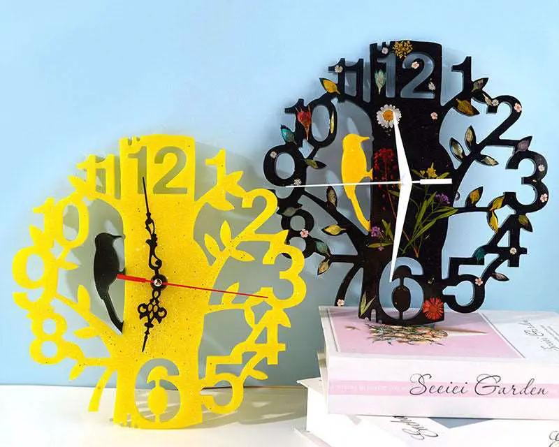 Accessories for Clock Moulds - Quartz Clock Movement Mechanism Non Ticking DIY Clock Mechanism by Resin Art NZ