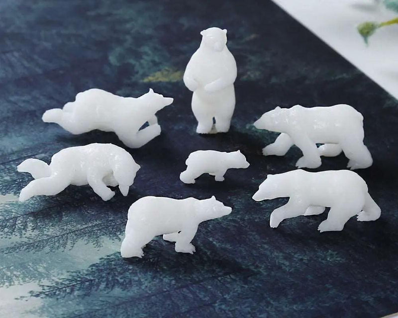 3D Model Resin Mould Decoration Resin Filler Simulated - Polar Bear by Resin Art NZ