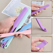 Mixing Spatulas Silicone Mould Reinforced Extended Cream Cake Mixing Scraper - BPA Free, Food Grade Material by Resin Art NZ