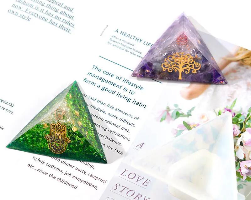 Triangular Cone Moulds Hexagonal Silicone Resin Moulds Super flexible, Super Transparent Clear, Moulds for Casting with Resin, Cement, Candle - 2 by Resin Art NZ