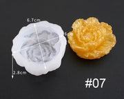 3D Flower Shaped Silicone Moulds Fondant Mould for Resin Art Chocolate Cake Handmade Soap Mould Candy Making Pastry Candle by Resin Art NZ