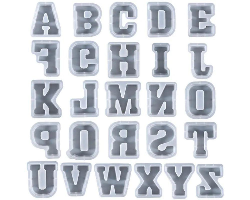 Alphabet Letter Moulds - Individual - Super Large by Resin Art NZ