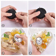 Heart Shape Clock Stand Moulds by Resin Art NZ