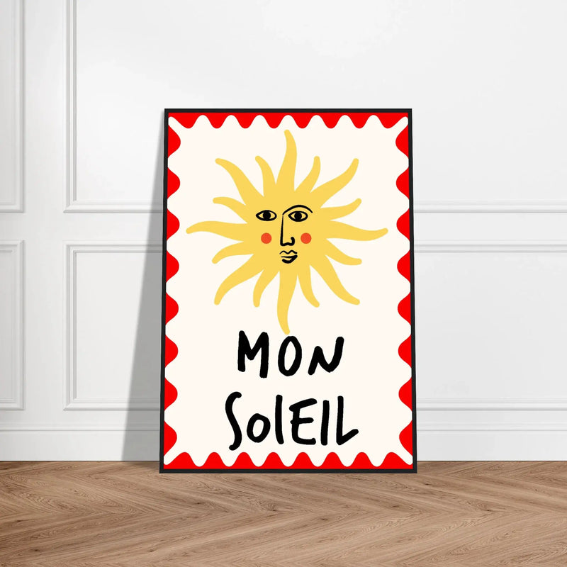 Mon Soleil by Blank Wall Print Shop