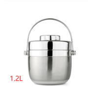 Mead's Supply & Equipment Outfitters limited Camp Cookware & Food Storage Stainless Steel Insulated Lunch Box — 2-Tier Hiking Bento | Hot & Cold | 1.2L & 1.5L Stainless Steel Insulated Lunch Box — 2-Tier Hiking Bento | Hot & Cold | 1.2L & 1.5L