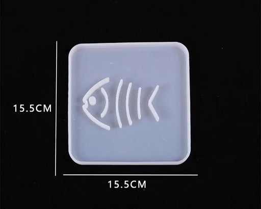 Coaster Moulds - Fish Bone by Resin Art NZ