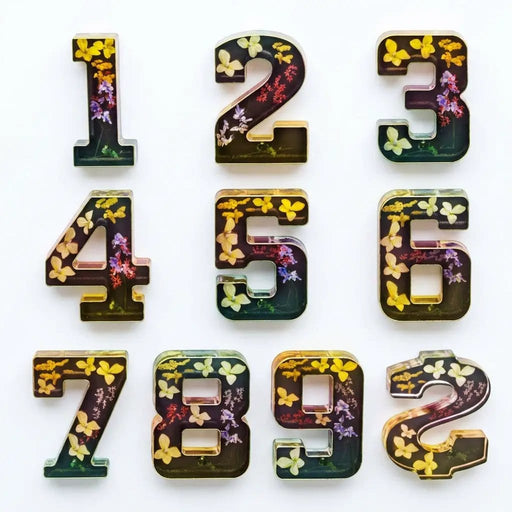 Resin Art NZ Moulds Number Moulds - Individual - Super Large Number Moulds - Individual - Super Large | NZ