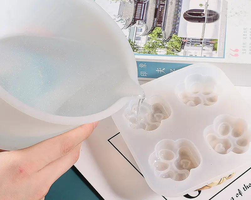 Silicone Measuring Cups for Resin Non-stick Mixing Cups, Precise Scale by Resin Art NZ