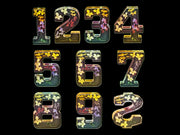 Number Moulds - Individual - Super Large by Resin Art NZ