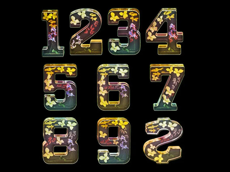 Number Moulds - Individual - Super Large by Resin Art NZ