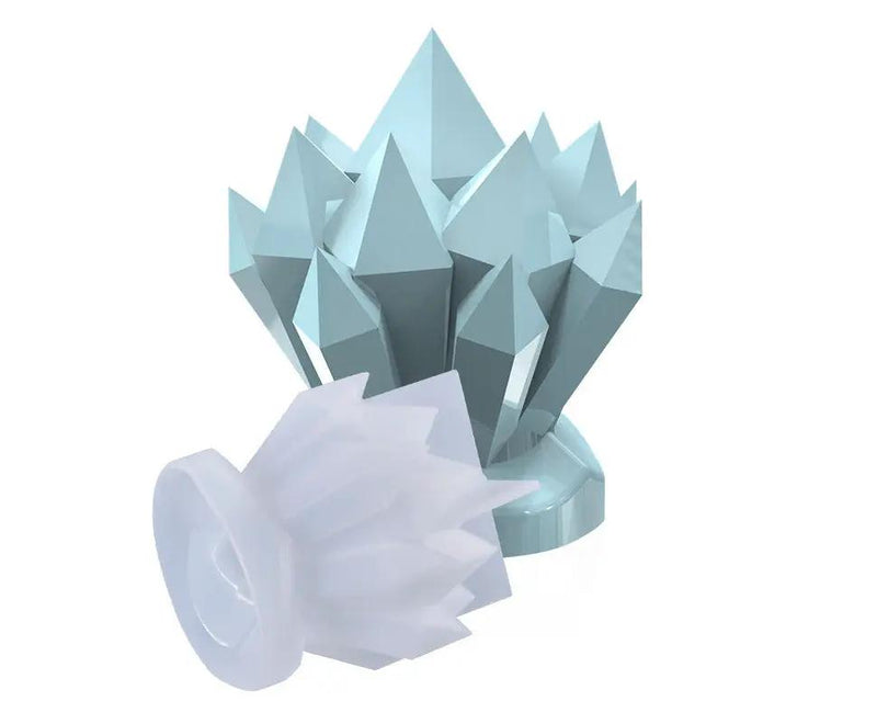 Candle Casting Mould with Resin, Cement, Candle - Crystal Cluster by Resin Art NZ