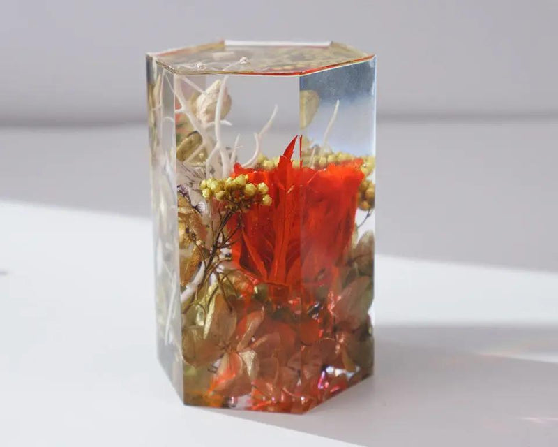 DIY Plant Pot mould, Cube and Cylinder Resin Planter moulds, Square Silicone moulds, DIY Flower Pot moulds, Pen Holder moulds - Hexagonal by Resin Art NZ