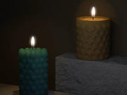 Candle Casting Mould with Resin, Cement, Candle - 04 by Resin Art NZ