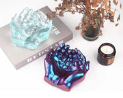 Two-Hand Model Storage Tray Plate Silicone Moulds Jewelry Soap Holder Epoxy Casting Mould by Resin Art NZ