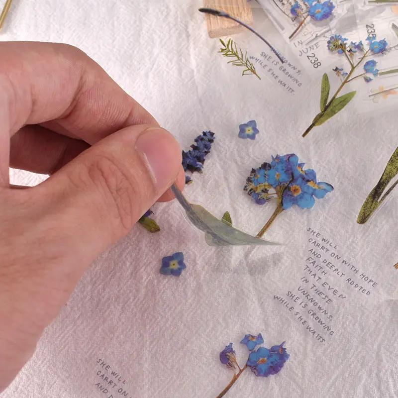 Multiple Flower Material Stickers - Sealed in Pocket Pack by Resin Art NZ