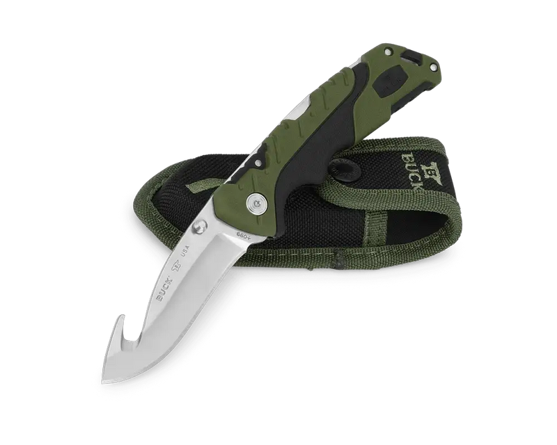 Buck Knives Buck 660 Pursuit Folding Large Guthook Buck 660 Pursuit Folding Large Guthook Knife USA Made