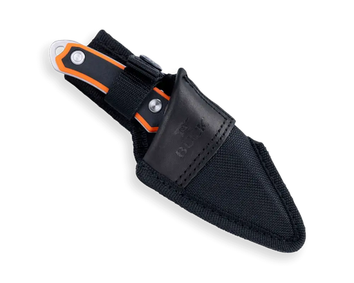 Buck Knives Knives Buck 663 Alpha Guide Select Orange Cerakote Assisted Opening Knife Buck Knives Buck 663 Alpha Guide Select Orange Cerakote Knife