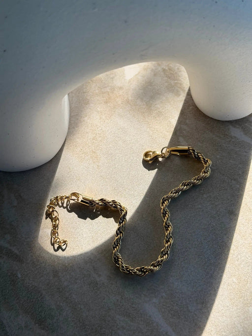 Kōura Here Gold Bracelet by Tahana Jewellery